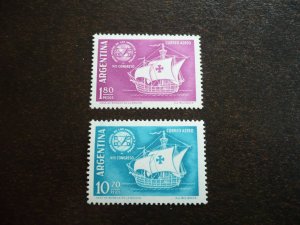 Stamps - Argentina - Scott# C78-C79 - Mint Hinged Set of 2 Stamps