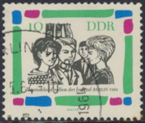 German Democratic Republic  SC# 695   CTO    Youth   see details & scans