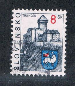 Slovakia #223 Used Trencin Castle (S0174)