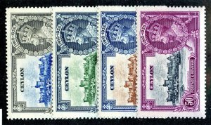 1935 Ceylon Sc # 260/63 mnh** cv. $20 ( 527 JUB )
