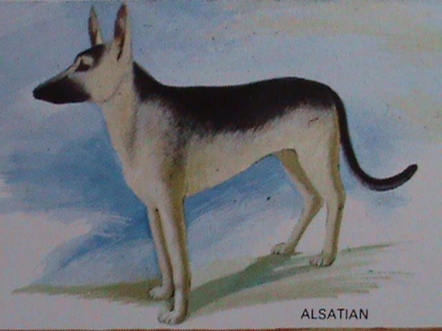 OMAN- LOVELY BEAUTIFUL ALSATIAN DOG  MNH IMPERF-S/S VF WE SHIP TO WORLD WIDE