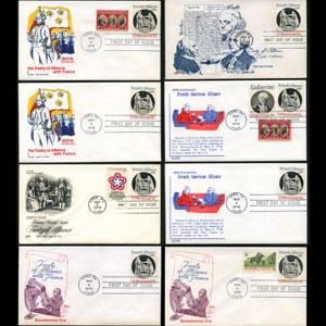 U.S.A. 1978 - FDC-1753 Bicent. Set of 8