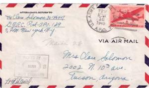 United States A.P.O.'s 6c Transport 1945 U.S. Army Postal Service, A.P.O. 129...
