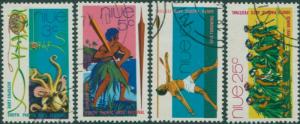 Niue 1972 SG166-169 Arts Festival set FU