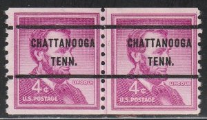 Precancel - Chattanooga, TN - PSS 1058-71 - Coil Line Pair - NG