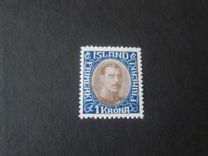 Iceland 1920 Sc 126 MNH