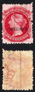 South Australia SG86s 2/- Crimson-carmine opt Specimen M/M Very Fresh