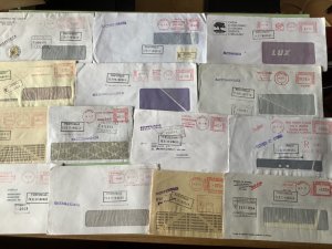 Italy collection Banking meter mail  covers 14 items Ref A2024