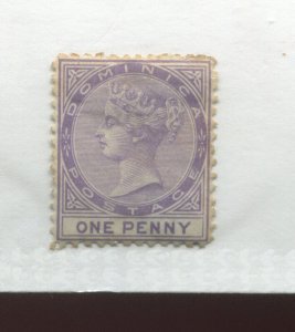 Dominica QV 1877 1d mint no gum