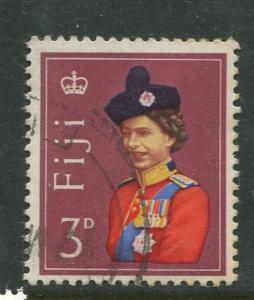 Fiji - Scott 178 - QEII Definitive Issue -1962 - FU - Single 3d Stamp