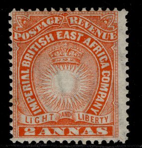 BRITISH EAST AFRICA QV SG6, 2a vermilion, M MINT.