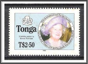 Tonga #611a Girl Guides S/A Mint