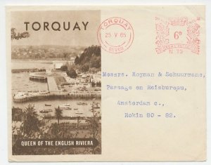 Illustrated meter cover GB / UK 1965 Torquay - English Riviera