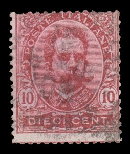 ITALY STAMP 1896. SCOTT # 68 . USED. # 6