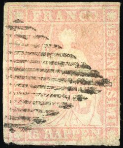 Switzerland Stamps # 33 Used VF Scott Value $350.00