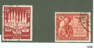 Germany #B249-50 Used Multiple