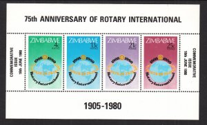 Zimbabwe 432a Souvenir Sheet MNH VF