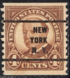 US Stamp #687x63 - William H. Taft - Regular Issue 1930-32 Coil Precancel
