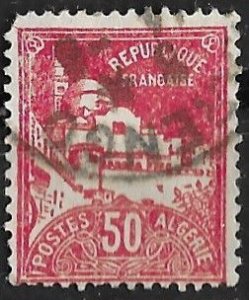 Algeria # 159    Mosque  -  50c  (1) Used VF