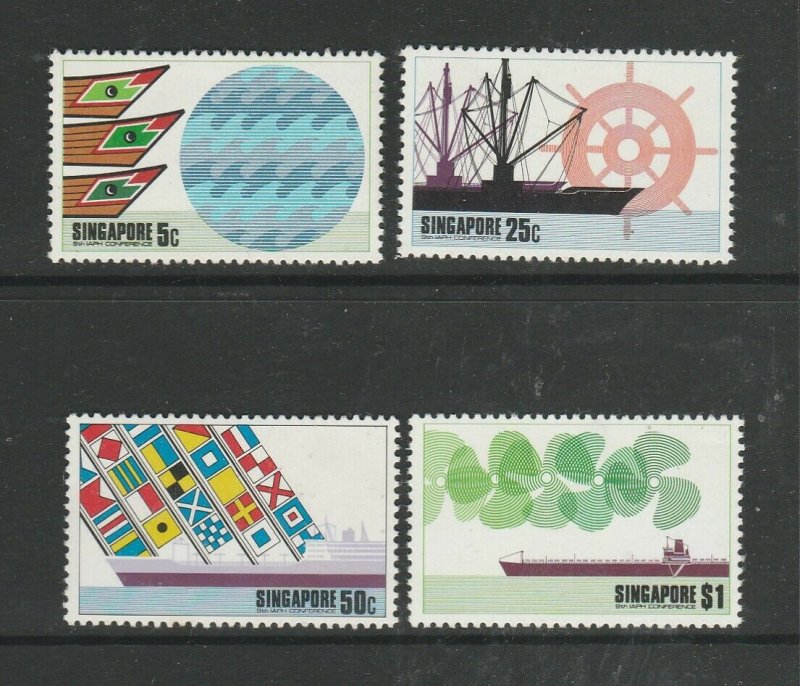 Singapore 1975 Ports & Harbours MM SG 249/52