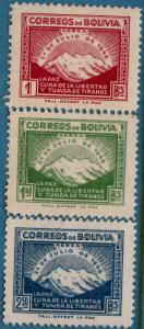 Bolivia #C113-C117 MH