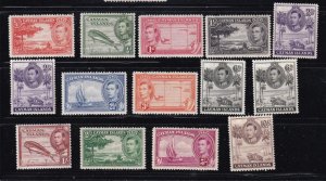 CAYMAN ISLANDS VF-MLH KGV1 ISSUES TO 10sh