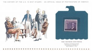 THE HISTORY OF THE U.S. IN MINT STAMPS THE MONROE DOCTRINE