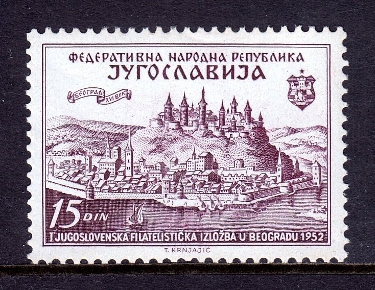 Yugoslavia - Scott #368 - MNH - Minor wrinkle in top margin - SCV $10