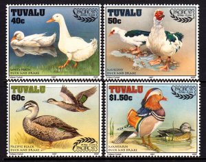 Tuvalu 1997 Ducks & Drakes Complete Mint MNH Set SG742-745