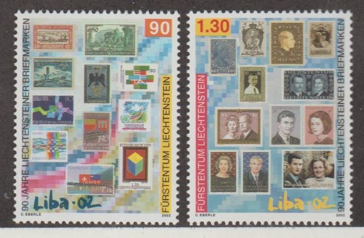 Liechtenstein Scott #1237-1238 Stamps - Mint NH Set