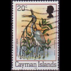 CAYMAN IS. 1980 - Scott# 456 Heron 20c Used