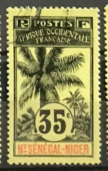 Upper Senegal & Niger #10 Used CV$5.00 Oil Palms