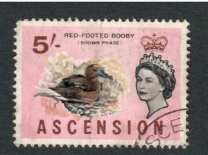 Ascension # 86 , Red-Footed Booby Bird - Brown Phase , F-VF Used - I Combine S/H 