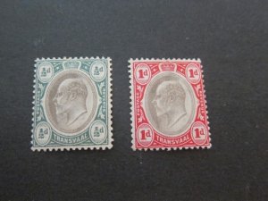 Transvaal 1902 Sc 252,253 MH