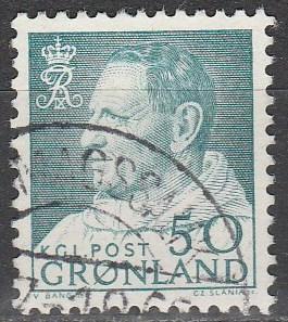 Greenland #58 F-VF Used  CV $10.00  (S3325)