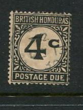 British Honduras #J3 Used