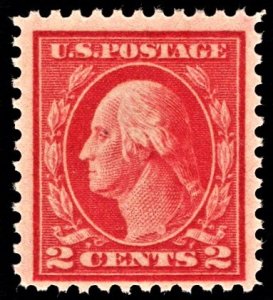 US 499 MNH VF  2 Cent Washington-Rose Type I, Perforated 11***