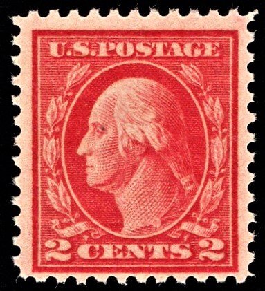 US 499 MNH VF  2 Cent Washington-Rose Type I, Perforated 11***