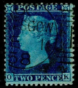 SG34, 2d blue plate 5, LC14, FINE USED, CDS. OK