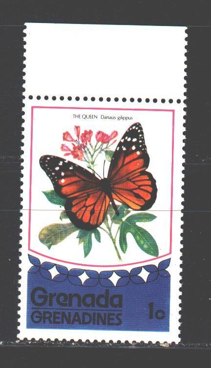 Saint Vincent and the Grenadines. 1975. 79 of the series. Butterflies, insect...