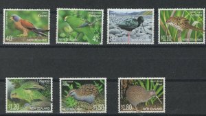 New Zealand 1688 - 1694 - Endangered Birds. Set Of 7. MNH. OG.   #02 NZ1688s7