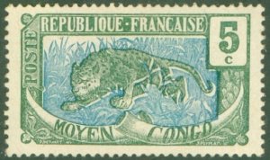 MIDDLE CONGO 4 MH BIN $1.40