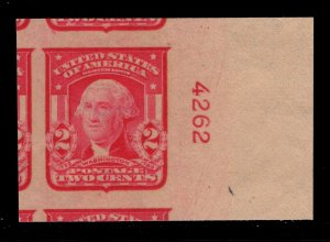 MOMEN US STAMPS #320 PLATE SINGLE MINT OG NH PF GRADED CERT GEM-100J LOT #85965