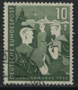 Germany 1952 Semi-Postal 10 + 2 pf used