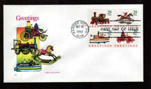 U.S. 1992 # 2714a FDC HF Cachet!