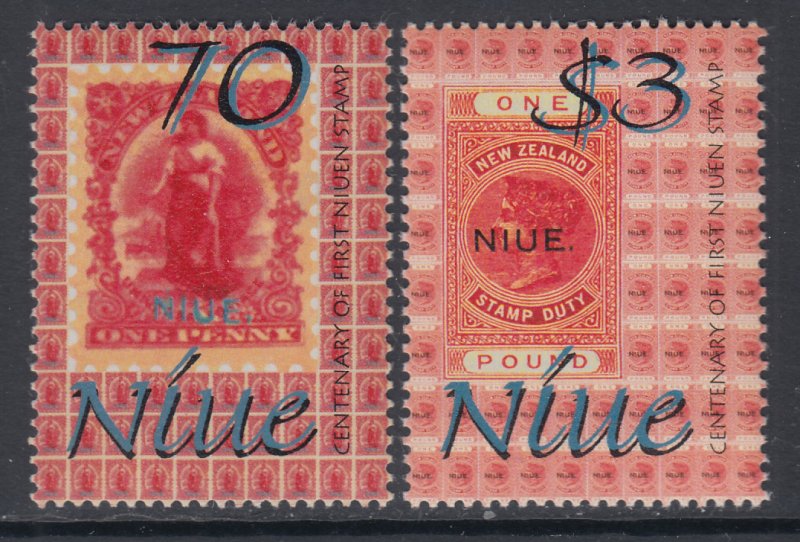 Niue 753-754 MNH VF