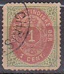 Danish West Indies 16 1898 Numeral Used