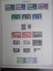 collection on pages Gibraltar to 1967 HV: CV $180