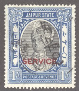 India- Feudatory States, Jaipur, Scott #o17, Used