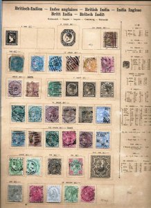 India  /  Ceylon / Philippines   old big  lot   used